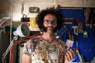 Carmine de Marco, Street Artist, Polignano a Mare