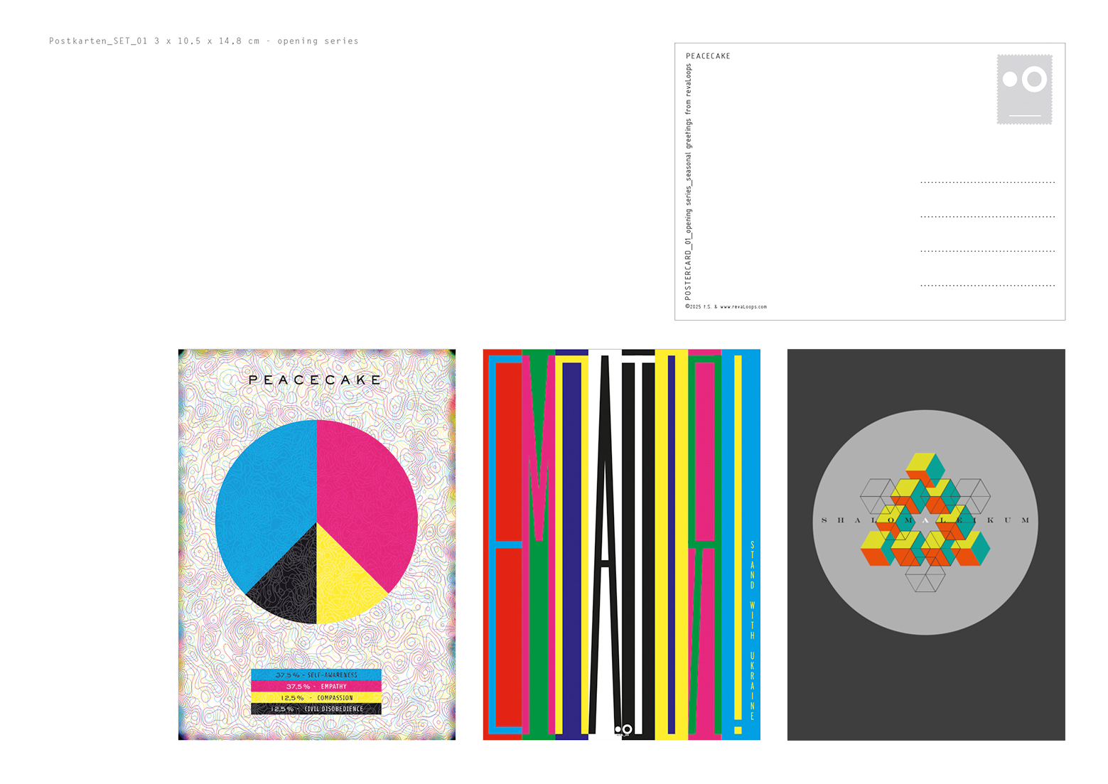 Postkarten Set „Pieces of Peace“ – Bild 3